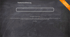 Desktop Screenshot of freemusicarchieve.org